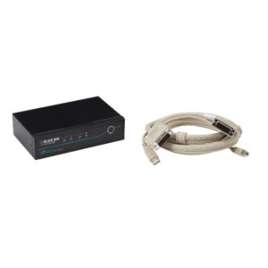 Black Box KV9612A Desktop KVM Switch, DVI-D with Emulated USB Keyboard/Mouse, 2-Port, Cables optional